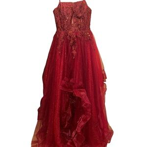Elegant Red Formal Gown